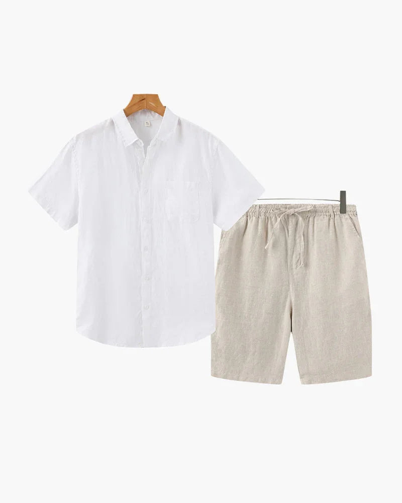 Old Money Linen Combo (Shorts) - Old Money