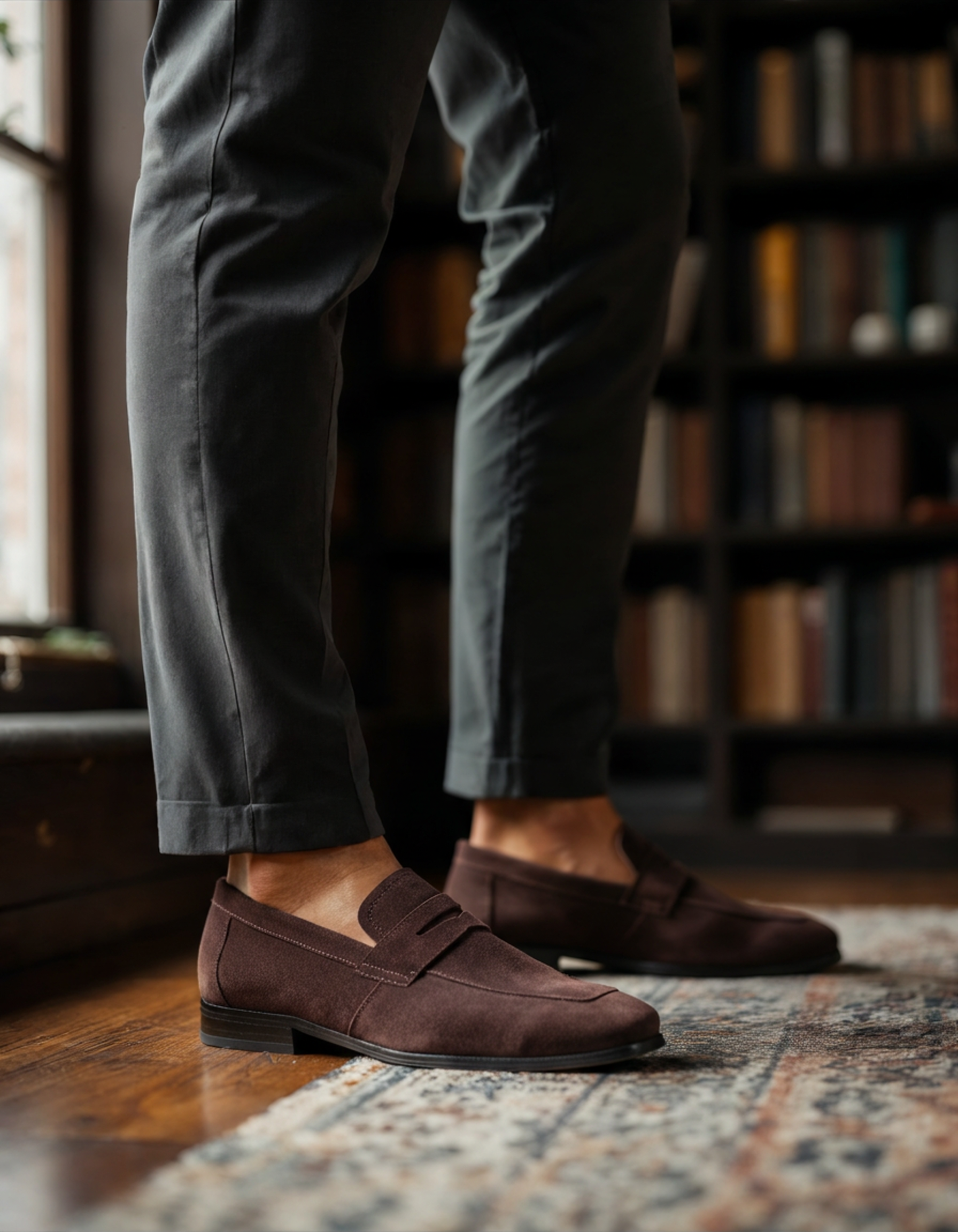 Old Money Suede Loafers - Azhira