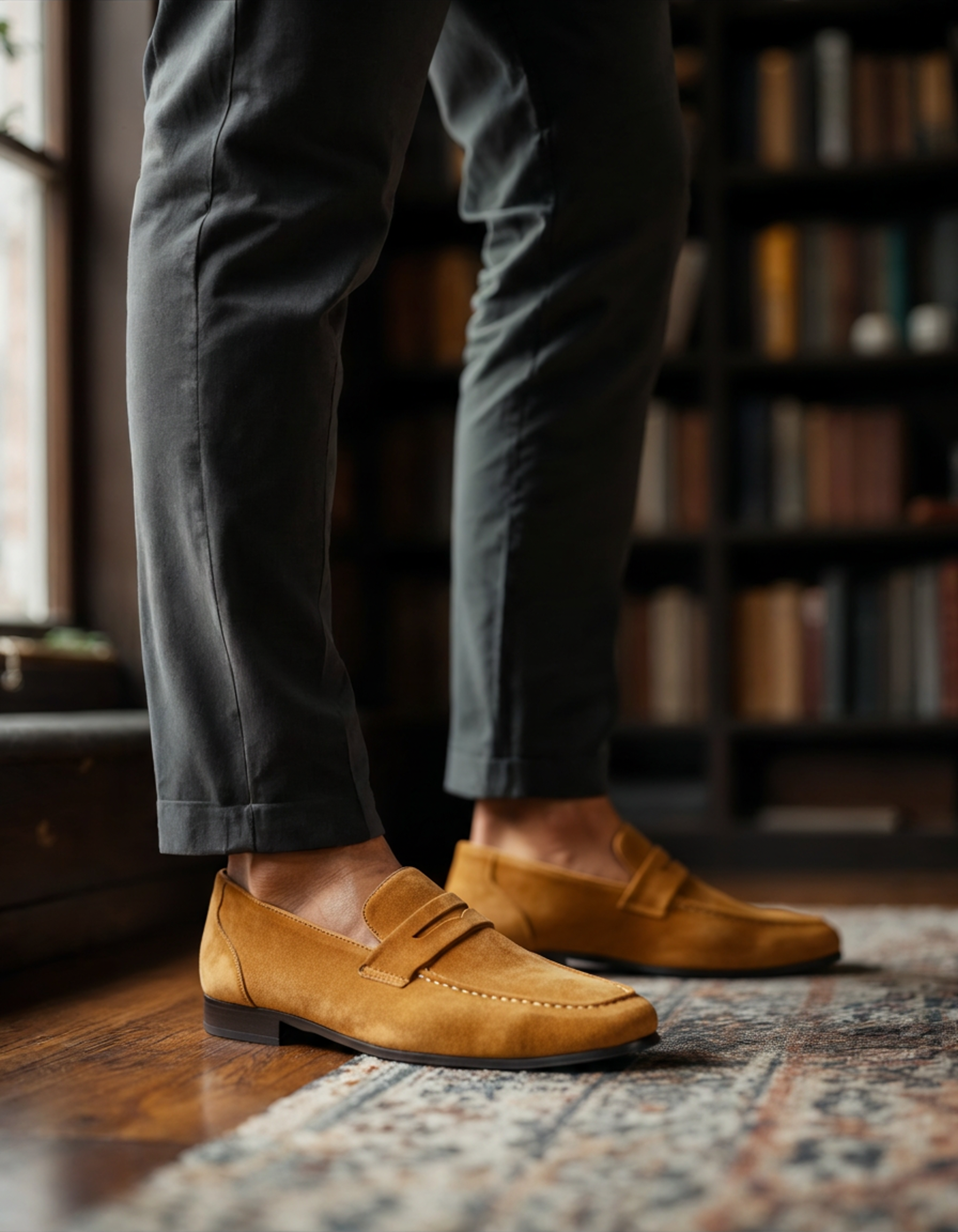 Old Money Suede Loafers - Azhira