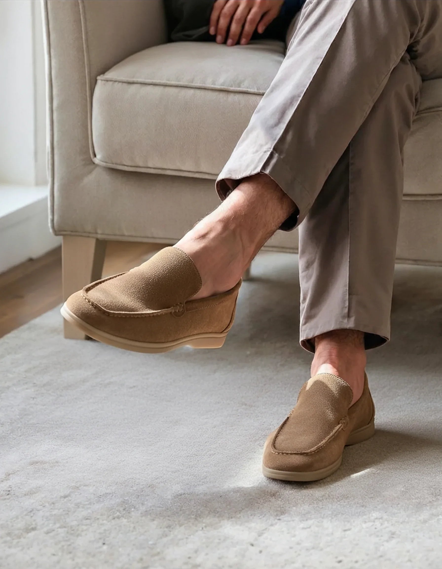 Wildleder Loafer Herren - Azhira