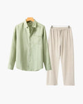 Old Money Linen Combo (Longsleeve) - Old Money