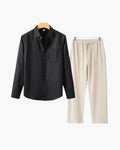 Old Money Linen Combo (Longsleeve) - Old Money
