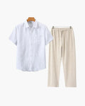 Old Money Linen Combo (Shortsleeve) - Old Money