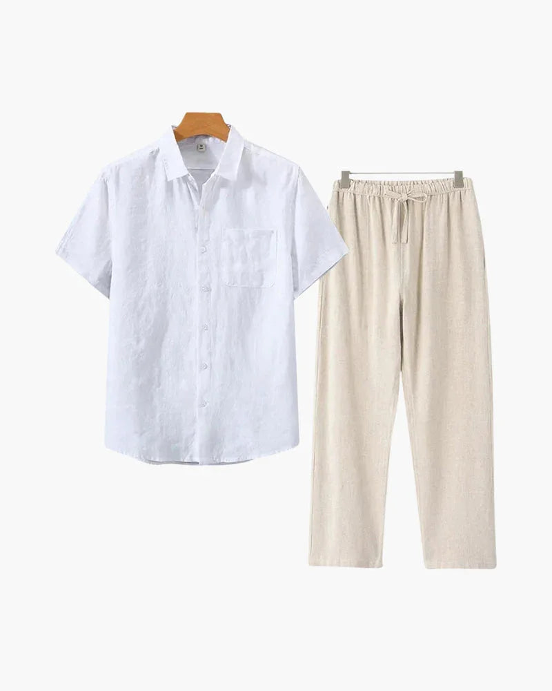 Old Money Linen Combo (Shortsleeve) - Old Money
